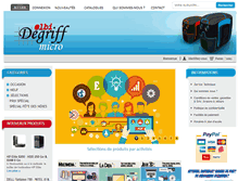 Tablet Screenshot of degriffmicro.net